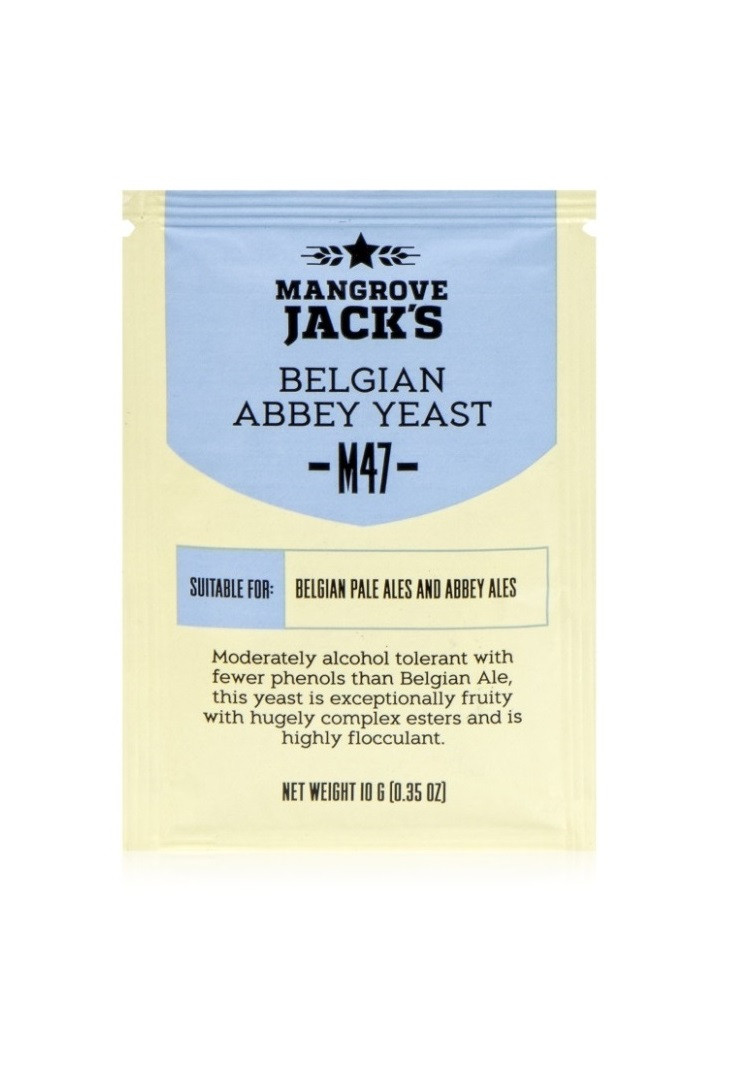 Пивные дрожжи Mangrove Jack's "Belgian Abbey M47" Пивные дрожжи Mangrove Jack's "Belgian Abbey M47"